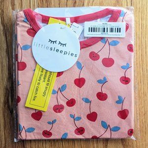 Little Sleepies Cherries On Top 2 Piece Short Set 7 / 8 NEW